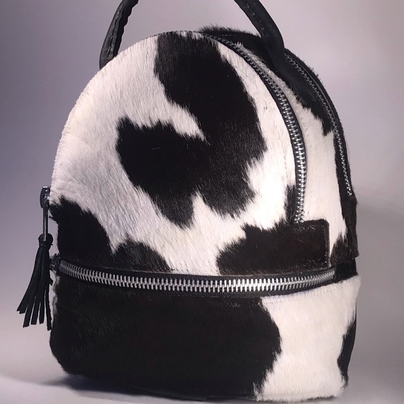 Cowhide mini backpack - Picture 1 of 8